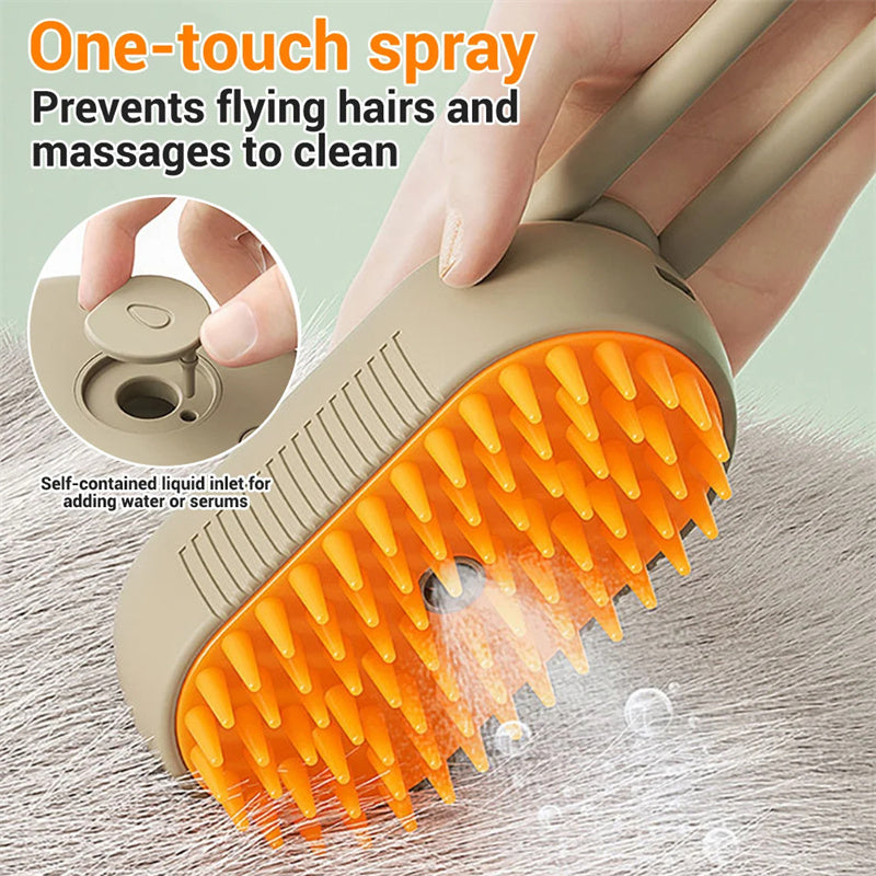 Cat Steam Brush
3 In 1 Electric Spray Cat Hair Brushes For Massage Pet Grooming Comb Hair Removal Combs Pet Products