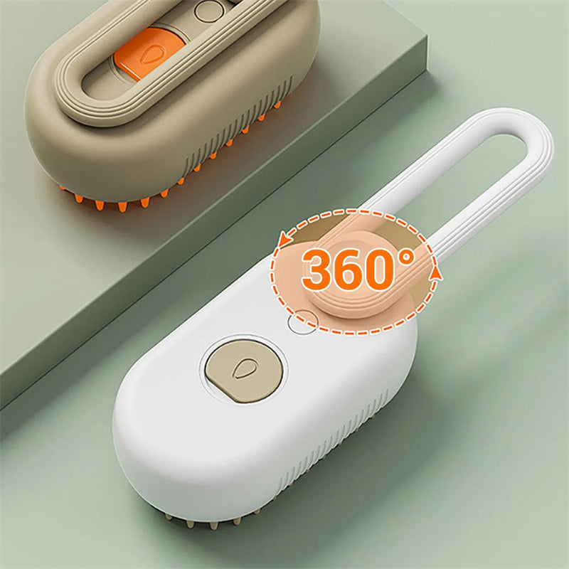 Cat Steam Brush 
 3 In 1 Electric Spray Cat Hair Brushes For Massage Pet Grooming Comb Hair Removal Combs Pet Products